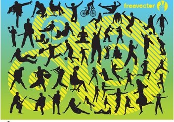 Active People - vector #138879 gratis